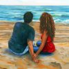 Couple At Beach Diamond Painting