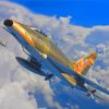 F 100 Super Sabre Aircraft Diamond Painting