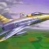 F 100 Super Sabre Diamond Painting