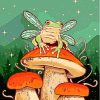 Fantasy Frog And Mushroom Diamond Painting