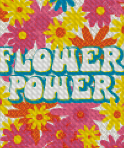 Flower Power Hippie Style Art Diamond Paintings