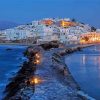 Greece Naxos Island At Night Diamond Painting