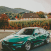 Green BMW M3 F80 Car Diamond Paintings