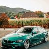 Green BMW M3 F80 Car Diamond Painting
