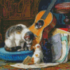 Guitars And Cats Diamond Paintings