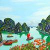 Hạ Long Bay Vietnam Boats Diamond Painting