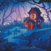 Haunted Property Illustration Diamond Paintings