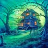 Haunted Property Art Diamond Painting