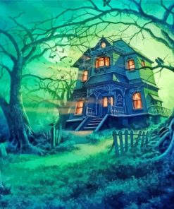 Haunted Property Art Diamond Painting