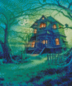 Haunted Property Art Diamond Paintings