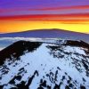 Hawaii Snowy Mountain Sunset Diamond Painting