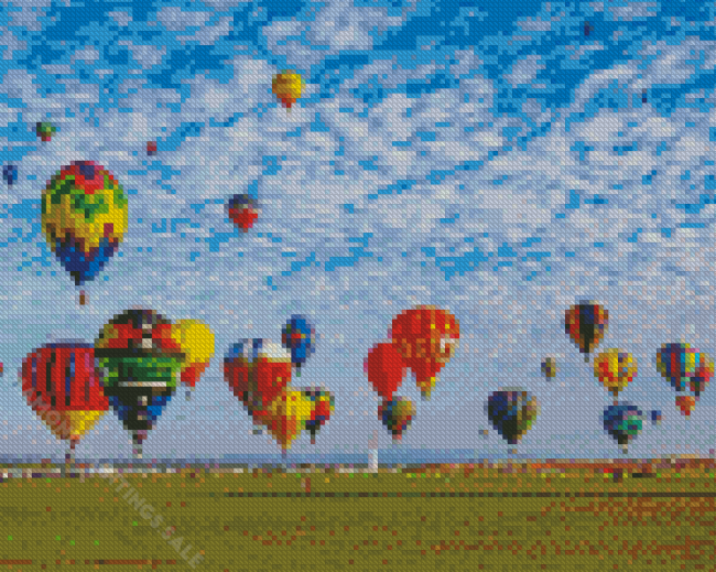 International Air Balloon Fiesta Diamond Paintings