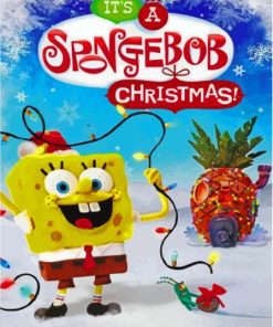 It's A SpongeBob Christmas Poster Diamond Painting