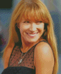 Jane Seymour Wearing Black Diamond Paintings