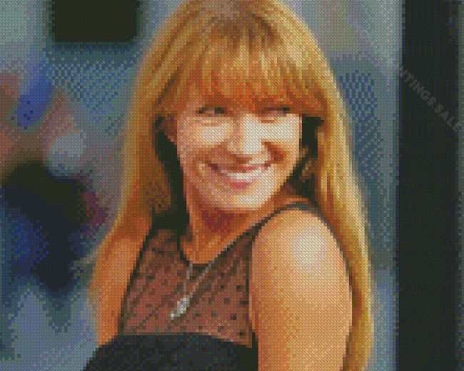 Jane Seymour Wearing Black Diamond Paintings