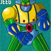 Jeeg Robot Poster Diamond Painting