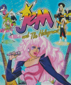 Jem And The Holograms Diamond Paintings