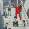 Joker Dancing On Stairs Anime Diamond Paintings