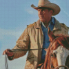 Kevin Costner On A Horse Diamond Paintings