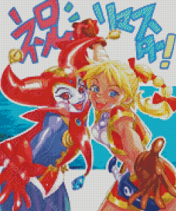 Kid And Harle Chrono Cross Game Diamond Paintings