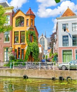 Leiden City Netherlands Diamond Painting