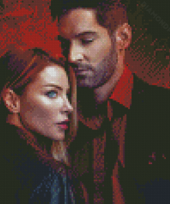 Lucifer und Chloe Diamond Paintings