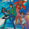 Lupin III Serie Poster Diamond Paintings