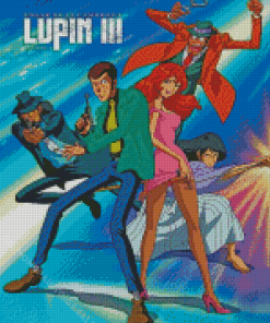 Lupin III Serie Poster Diamond Paintings