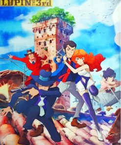 Lupin The Third Animated Series Diamond Painting