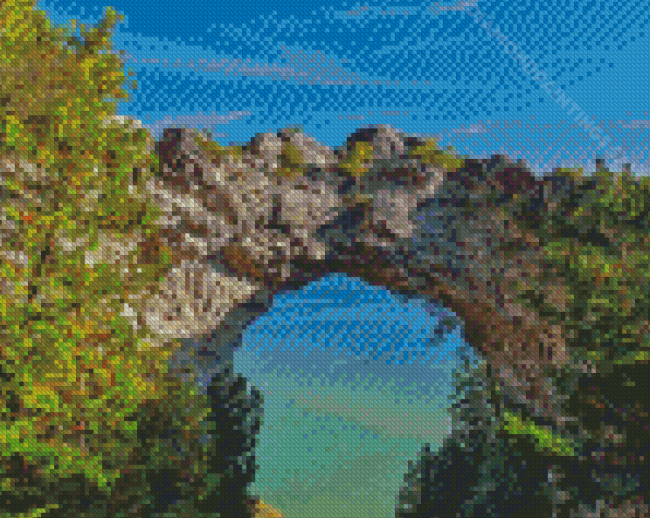 Mackinac Island Arch Landscape Diamond Paintings