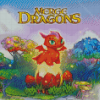 Merge Dragons Video Game Diamond Paintings