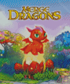 Merge Dragons Video Game Diamond Paintings