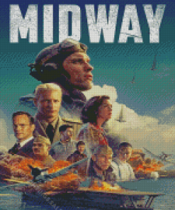 Midway Film Poster Diamond Paintings