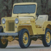 Military Willys Jeep Diamond Paintings