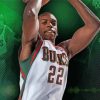 Milwaukee Bucks Basketball Team Player Diamond Painting