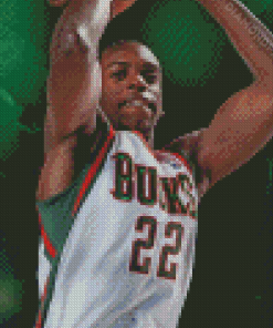Milwaukee Bucks Basketball Team Player Diamond Paintings