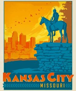 Missouri Kansas City Poster Diamond Painting