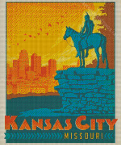 Missouri Kansas City Poster Diamond Paintings