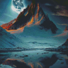 Moonlight Erebor Mountain Diamond Paintings