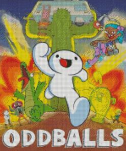 Oddballs Animation Poster Diamond Paintings