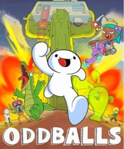 Oddballs Animation Poster Diamond Painting