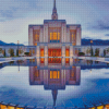 Ogden Utah Temple Reflection Diamond Paintings