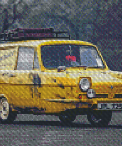 Old Reliant Robin Car Diamond Paintings