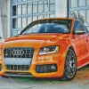 Orange Audi S5 Diamond Paintings