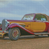 Panther De Ville Retro Car Diamond Paintings