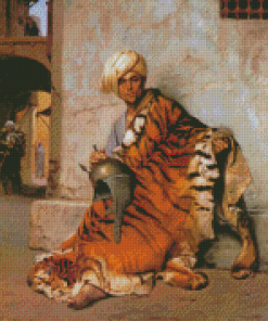 Pelt Merchant Of Cairo Gerome Diamond Paintings