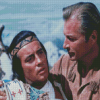 Pierre Brice And Lex Barker In Winnetou Movie Diamond Paintings