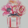 Pink Gucci Flora Perfume Art Diamond Paintings