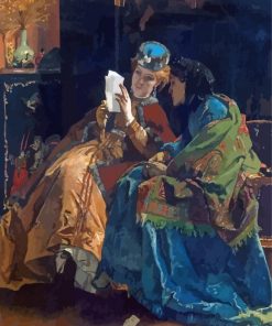 Pleasant Letter By Alfred Stevens Diamond Painting