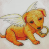 Puppy Dog Angel Art Diamond Paintings